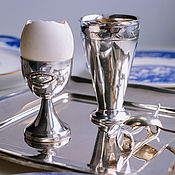 Для дома и интерьера handmade. Livemaster - original item Reserve Vintage Silver-plated Vase Cup Stand Sweden. Handmade.