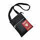 Order Men's bag: Men's Leather Bag Black Ernesto Mod. C85-111. Natalia Kalinovskaya. Livemaster. . Men\'s bag Фото №3