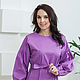 Shirt 2 in 1 ' lilac', Blouses, Chelyabinsk,  Фото №1
