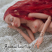 Куклы и игрушки handmade. Livemaster - original item Red Sonja. Copyright jointed doll. Growth 17cm. Handmade.