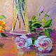 Oil painting 'Lily for You' - a bouquet of white lilies. Pictures. Multicolor Gallery. My Livemaster. Фото №5