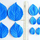 'HYDRANGEA LEAF' SILICONE MOLD (WEINER). Molds for making flowers. Mozza-Flowers. My Livemaster. Фото №4