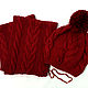 Комплект вязаный "RED BERRY-3" 100% шерсть. Шапки. Nataliy Sh-knitting. Интернет-магазин Ярмарка Мастеров.  Фото №2