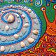 Picture. Snail`s smile  (fragment)
the artwork by Lidia Razumova