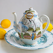Посуда handmade. Livemaster - original item Antique porcelain teapot hand painted by kutani Japan. Handmade.