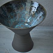 Посуда handmade. Livemaster - original item Anthracite Vase. Handmade.