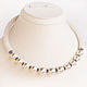 Handmade jewelry. Necklace of beads and pearls Swarovski `Cream`. Fair Masters. Ksenia Patina.
