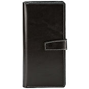 Сумки и аксессуары handmade. Livemaster - original item Leather travel wallet with RFid protection (black). Handmade.