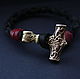 Bracelet with Thor's Hammer, Bead bracelet, Volgograd,  Фото №1