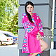 Pink Dress Boho Chic Dress Embroidered Vyshyvanka Dress. Dresses. 'Viva'. Online shopping on My Livemaster.  Фото №2
