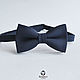 Tie Depth / bow tie Navy blue, groom's bowtie, Ties, Moscow,  Фото №1
