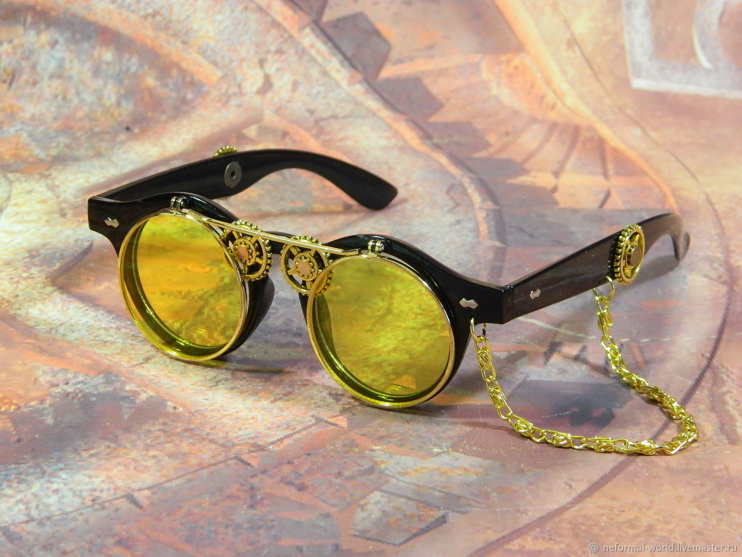 Steam punk glasses фото 45