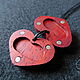 Pendant with a 'secret' made of Paduk wood in the shape of a heart. Pendant. Treas. Online shopping on My Livemaster.  Фото №2