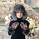 Order Women's winter fur hat and mittens. Olga Lavrenteva. Livemaster. . Hat with ear flaps Фото №3