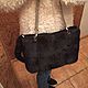 Handbag made of mink 'Office'. Mink bag. Classic Bag. Muar Furs. My Livemaster. Фото №6