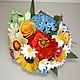 Order Bouquet Summer. Flowers from polymer clay. Olga-art-flower. Livemaster. . Composition Фото №3