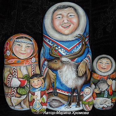 Куклы и игрушки ручной работы. Ярмарка Мастеров - ручная работа Ненцы. Handmade.