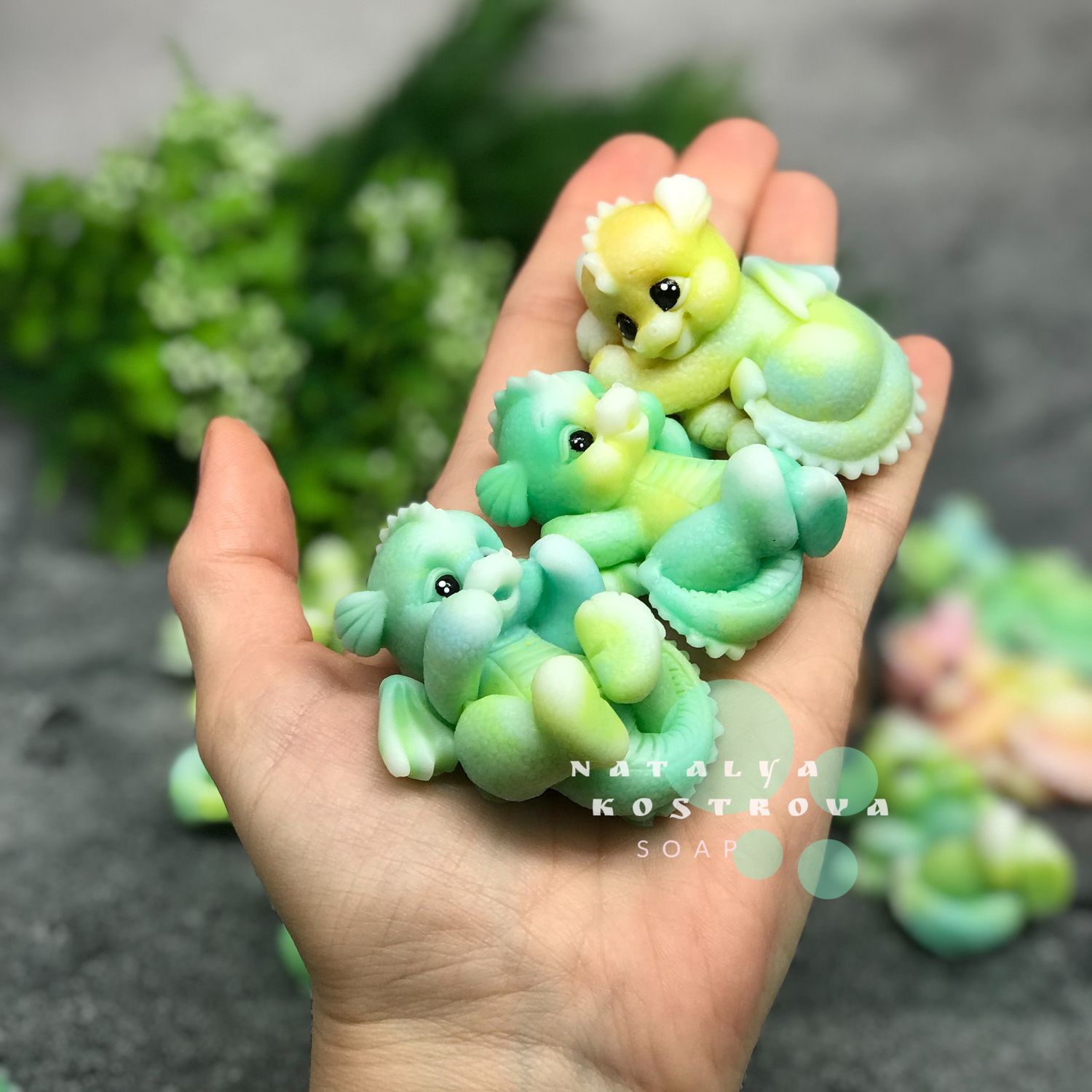 Мини дракончик символ 2024 года. Мыло сувенирное ручной работы в ...