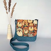 Сумки и аксессуары handmade. Livemaster - original item Crossbody bag, shoulder bag 
