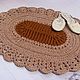 Order An oval rug is crocheted from the cord 'ginger'. knitted handmade rugs (kovrik-makrame). Livemaster. . Carpets Фото №3