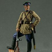 Куклы и игрушки handmade. Livemaster - original item Tin soldier 54 mm. ekcastings. WWII Major of the Red Army. Handmade.