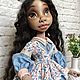  принцесса- мулаточка. Интерьерная кукла. Zoya dolls (zoyaivanova). Интернет-магазин Ярмарка Мастеров.  Фото №2