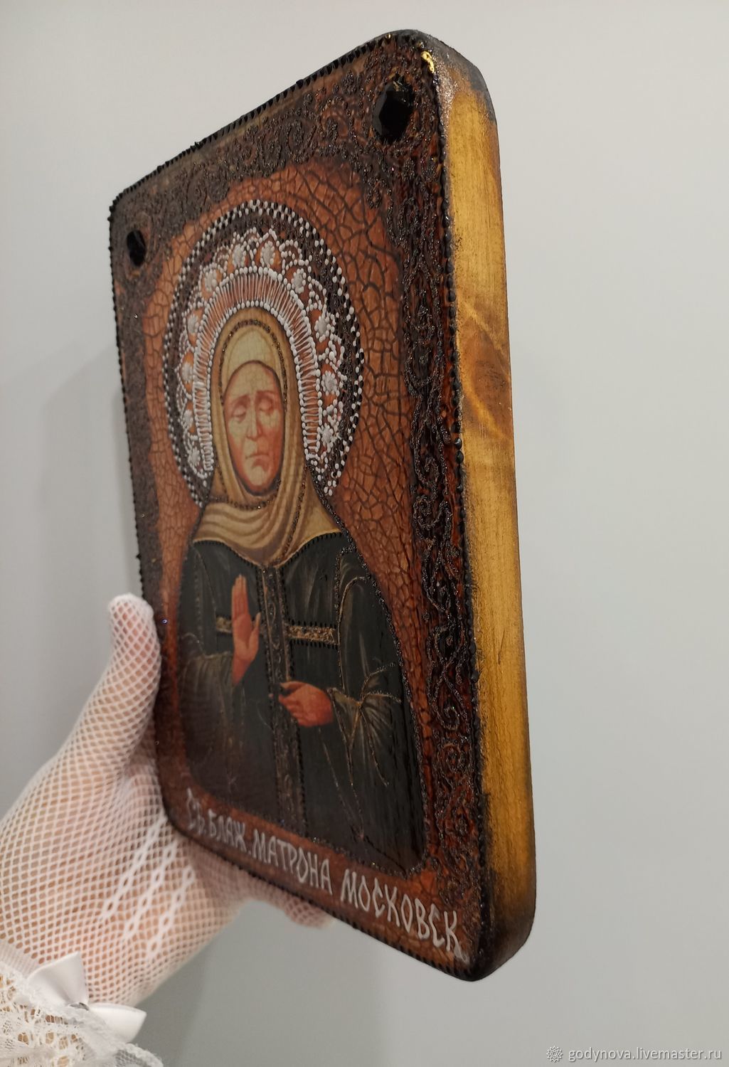 Икона Матрона Московская. в интернет-магазине на Ярмарке Мастеров ...