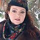 Дополнение к шубе из Павловопосадских платков и шерсти мериноса. Шубы. Шерстяная мастерская 'Русский медведь'. Ярмарка Мастеров.  Фото №7