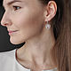 Handmade Earrings, small earrings, pink earrings. Earrings. moonlace. My Livemaster. Фото №6