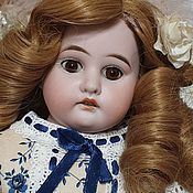 Винтаж: Куклы винтажные: Антикварная кукла Арманд Марсель 390