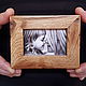 Mini photo frame made of old vintage oak, Photo frames, Moscow,  Фото №1
