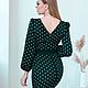 Dress 'Angelica' dark green. Dresses. Designer clothing Olesya Masyutina. My Livemaster. Фото №6