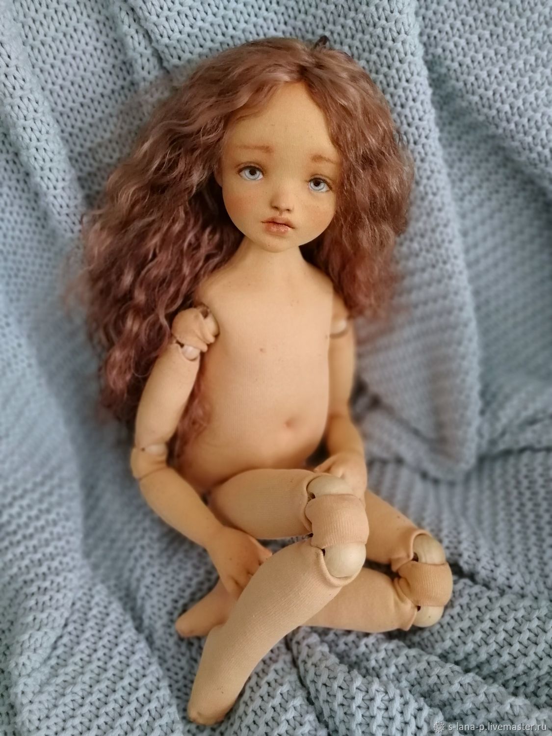 текстильная кукла на шарнирах мк