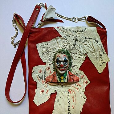 Сумки ручной работы. Ярмарка Мастеров - ручная работа Кожаная сумка Joker. Handmade.
