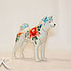 Japanese Akita ' Spring painting', Figurines, Moscow,  Фото №1