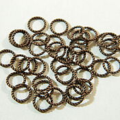 Материалы для творчества handmade. Livemaster - original item Decorative copper rings 8 mm pcs. Handmade.