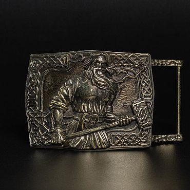 Аксессуары ручной работы. Ярмарка Мастеров - ручная работа Пряжка «Сварог». Handmade.