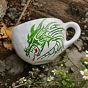 Посуда handmade. Livemaster - original item Dragon Drakaris Mug Mother of Dragons. Handmade.