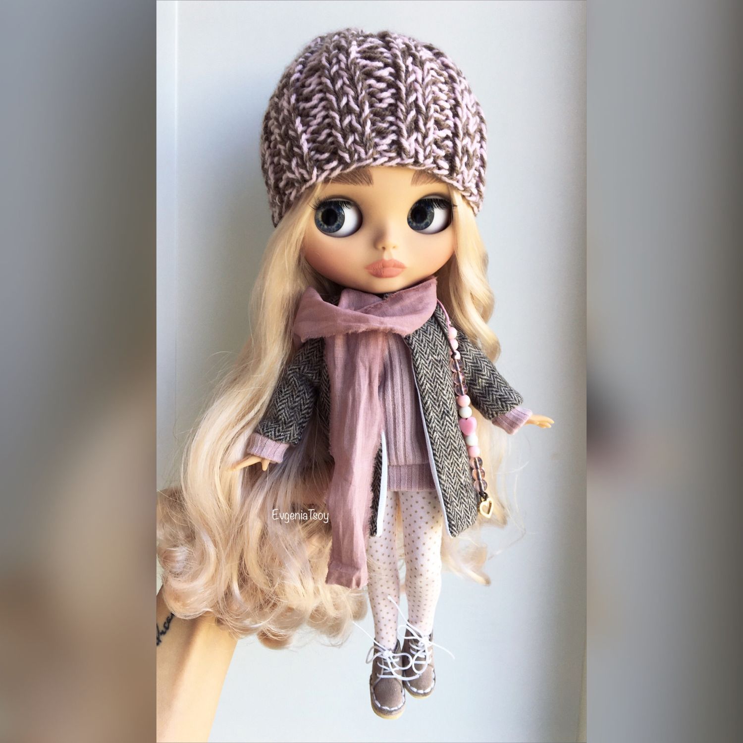 Кукла блондинка Natalie Liebespuppe с вибрацией с 3D головой с одеждой: трусы+ бюстгалтер