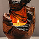 Wooden candlestick handmade of beech with bark. Candlesticks. gorawood. Online shopping on My Livemaster.  Фото №2