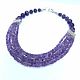 Necklace 'Violet fields' Purple amethyst, beads. Necklace. Dorida's Gems (Dorida-s-gems). My Livemaster. Фото №4