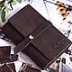 Pocket leather Notepad with interchangeable notebooks genuine leather, Notebooks, Moscow,  Фото №1
