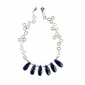 Украшения handmade. Livemaster - original item Quartz necklace, blue necklace, elegant handmade necklace. Handmade.