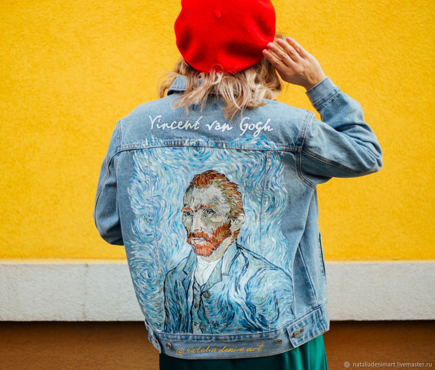 Louis Vuitton Custom Denim Jacket; Hand Painted; Art on denim; Denim jacket  with art; Jacket with painting; Exclusive w…