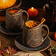 Hobbit mug 340 ml Darkwood series. Mugs and cups. Ceramics Veles. Интернет-магазин Ярмарка Мастеров.  Фото №2