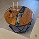 Журнальный стол-река из карагача. Столы. Akutrau Woodworking. Ярмарка Мастеров.  Фото №5