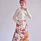 Summer skirt with flowers Magnolia. Skirts. Skirt Priority (yubkizakaz). Online shopping on My Livemaster.  Фото №2
