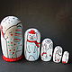 Educational Toy Matryoshka animals And their Dreams wooden toy home decor, Puzzle, St. Petersburg,  Фото №1