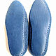 Blue felted Slippers-flip-flops. Slippers. snezhana-snezhina (snezhanap). My Livemaster. Фото №5