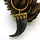 Amulet pendant bear claw 6-7 cm bronze with gilding, Amulet, Moscow,  Фото №1